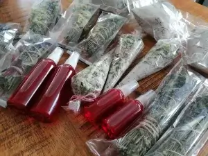 třezalkový olej vykuřovadla a bylinná sůl